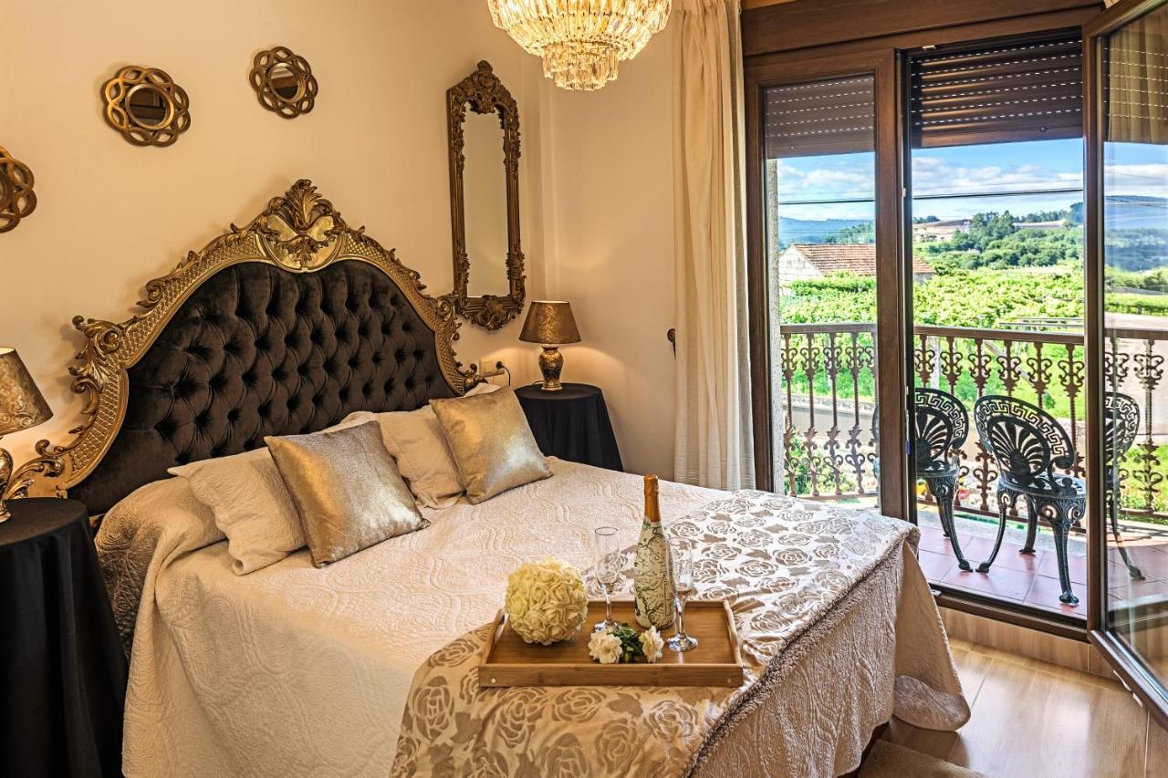 Casa Victoria Garden Con Jacuzzi Y Piscina Villa Caldas De Reis Bagian luar foto