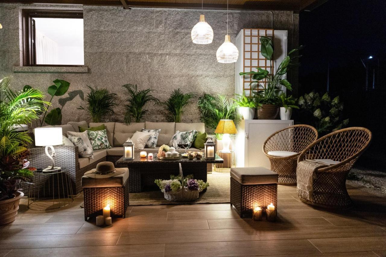 Casa Victoria Garden Con Jacuzzi Y Piscina Villa Caldas De Reis Bagian luar foto